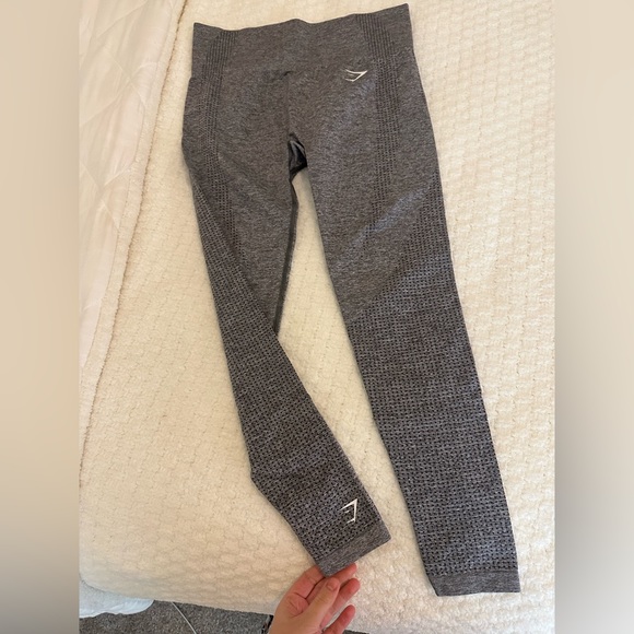 Gymshark Grey Marl Leggings - Picture 3 of 5